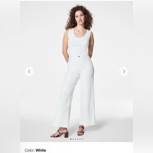 NWT Spanx Cropped Wide Leg Jeans Large Tall